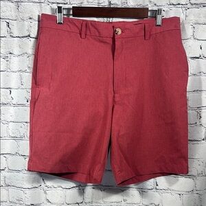 Tailorbyrd Red Flat Front Men’s  Shorts